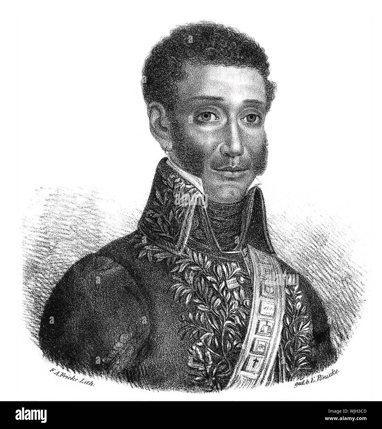 JEAN-PIERRE BOYER (1776-1850) President of Haiti Stock Photo