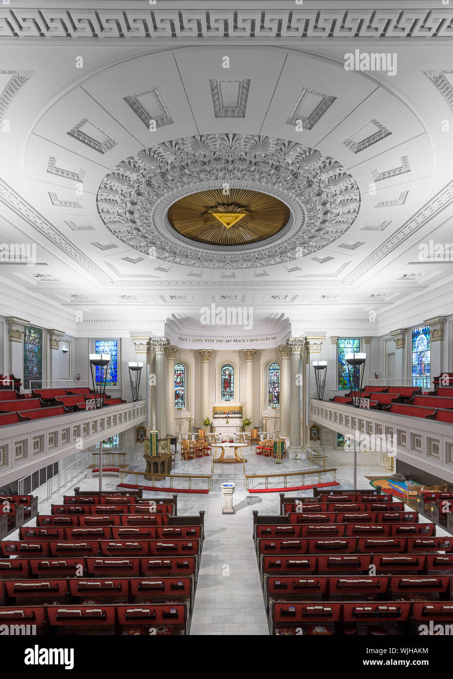 Interior and nave of the historic St. Paul's Episcopal Church at 815 E