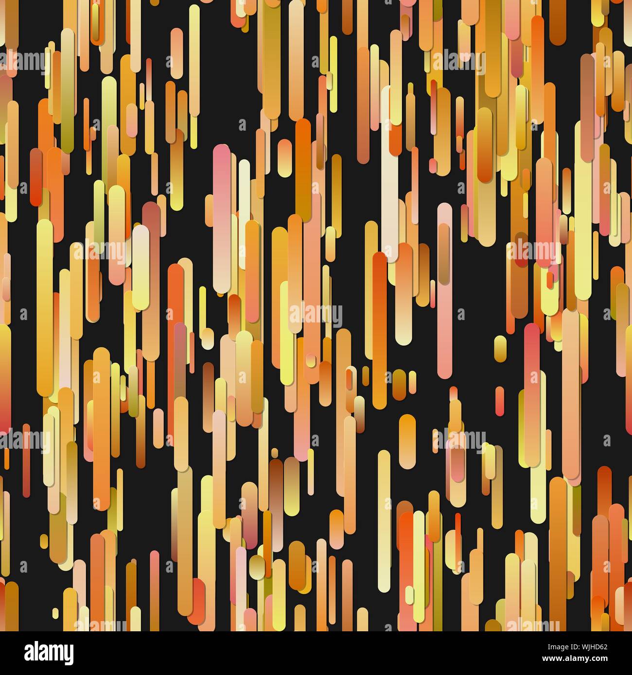 Orange trendy gradient background with vertical stripe pattern - vector graphic Stock Vector