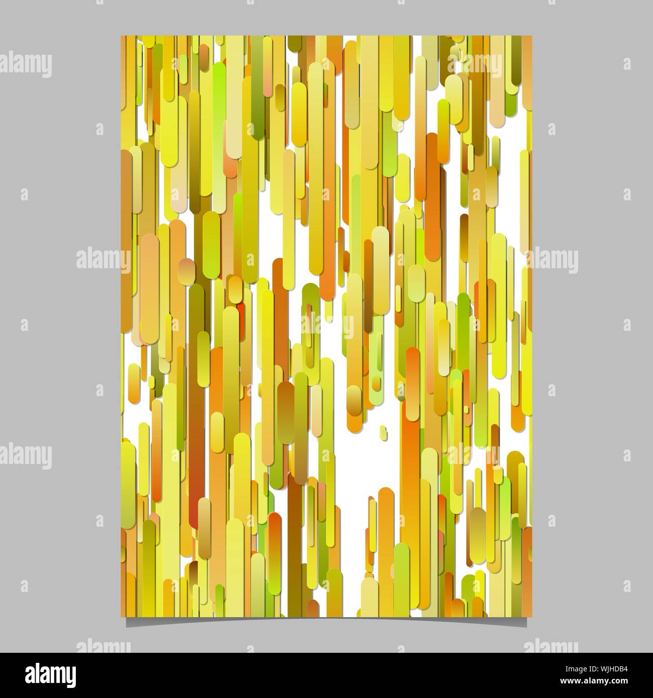Yellow trendy vertical gradient stripe pattern poster background ...