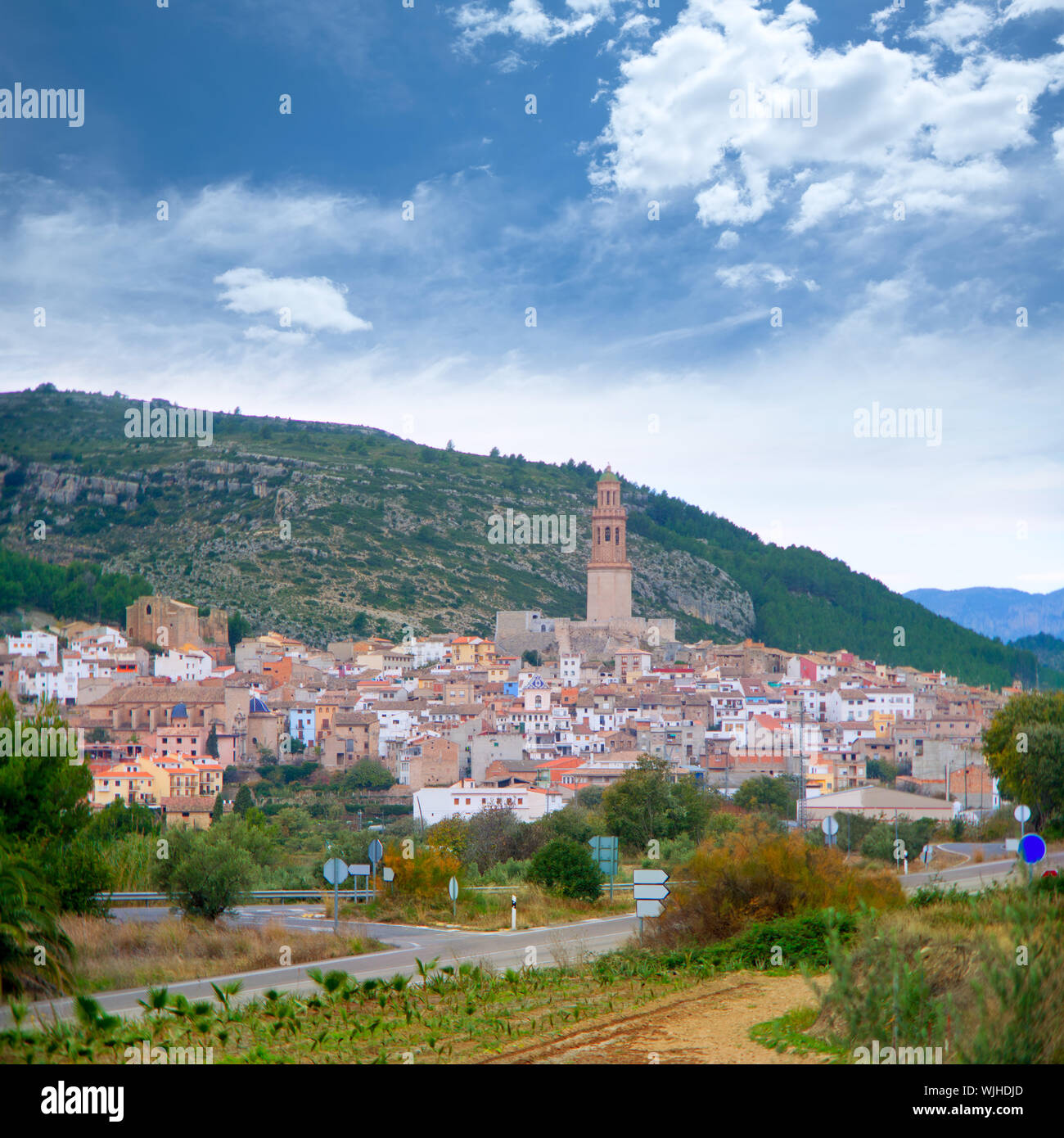 Jerica village Castellon cityscape in Valencian community Spain Stock Photo