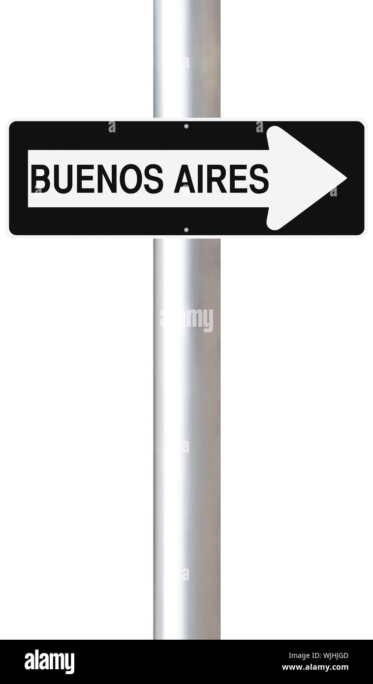 This Way to Buenos Aires Stock Photo