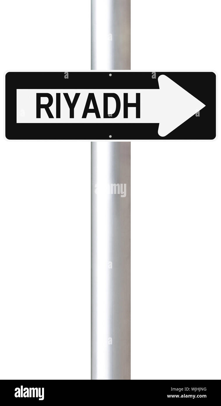 This Way to Riyadh Stock Photo