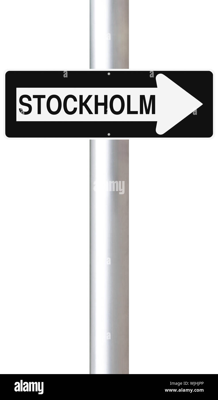 This Way to Stockholm Stock Photo