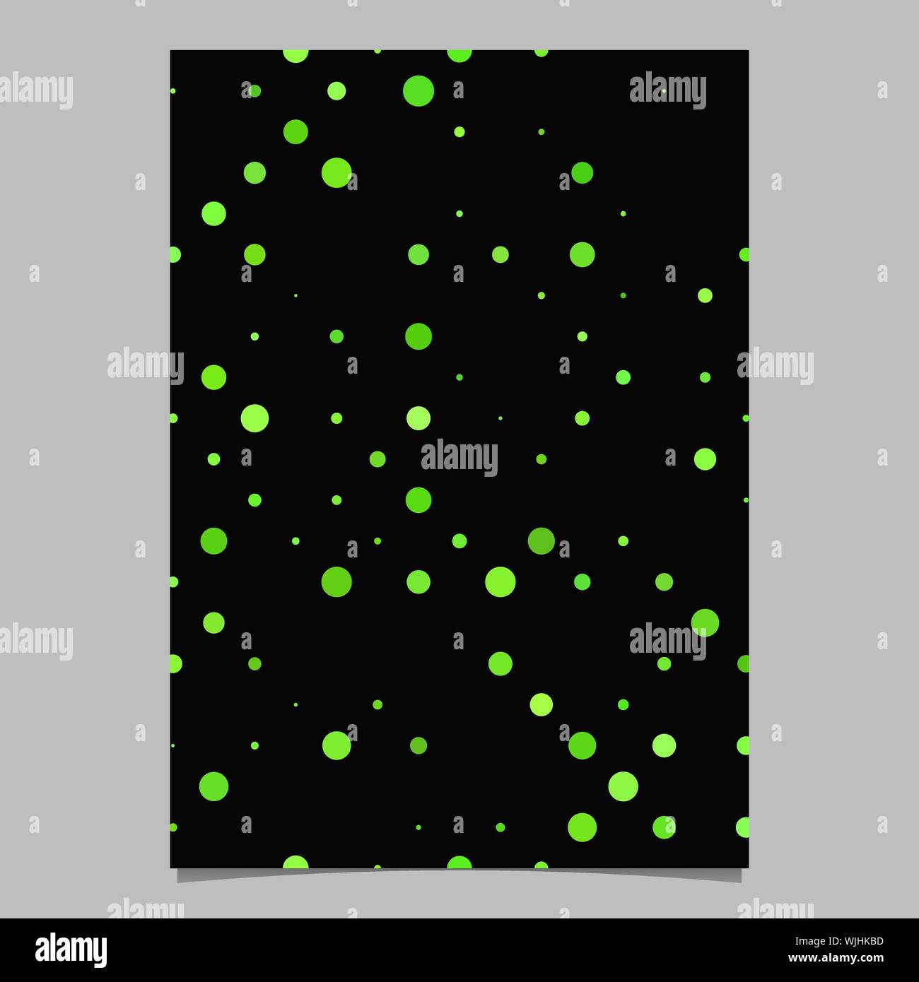 Geometric dot pattern background page template - vector design Stock ...