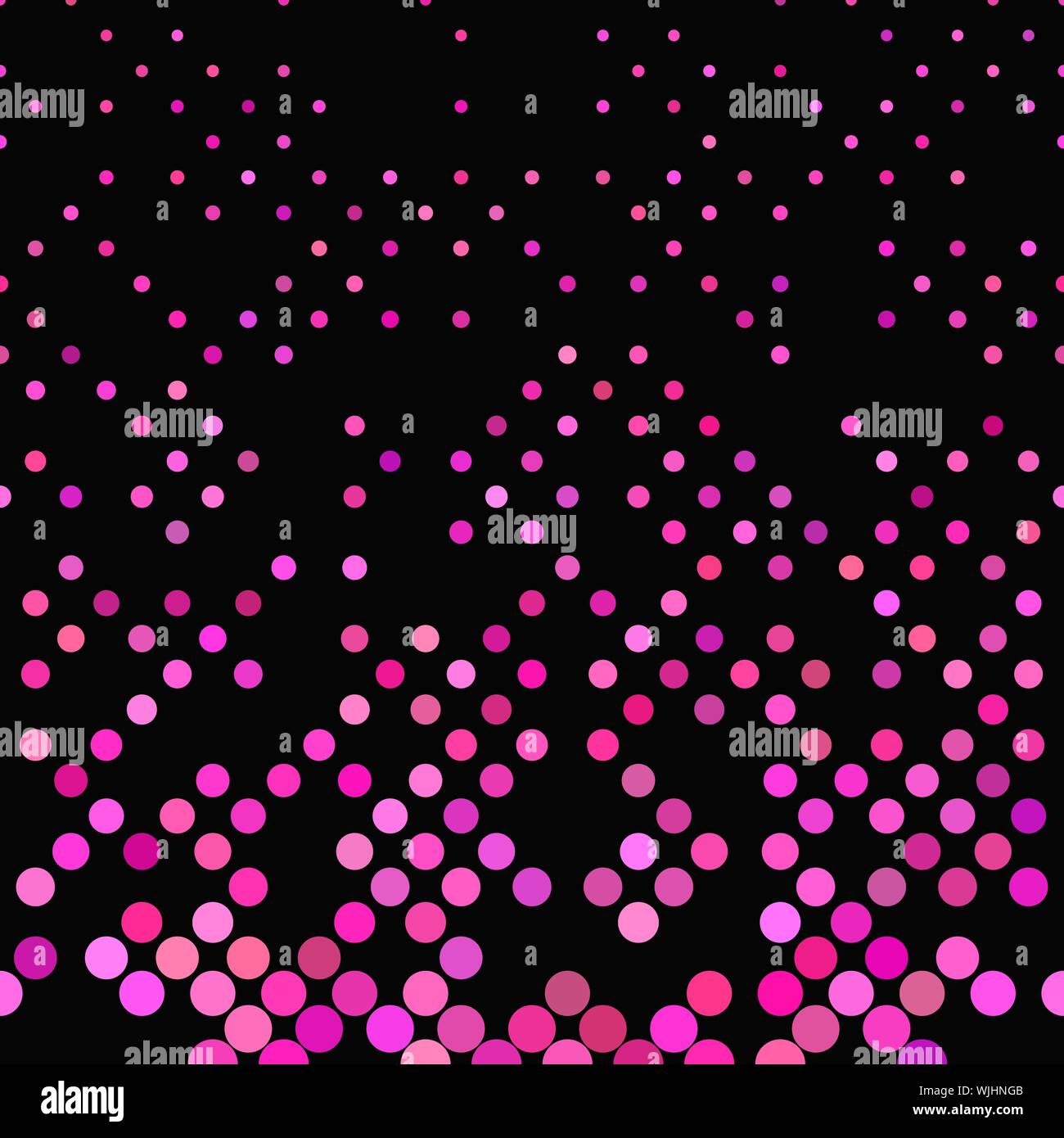 Pink geometric circle pattern background - design with small circles ...