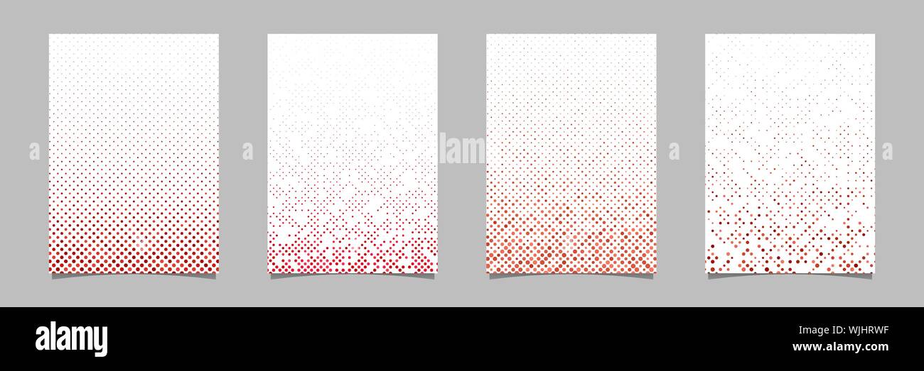 Geometric dot pattern background brochure template set - vector designs ...