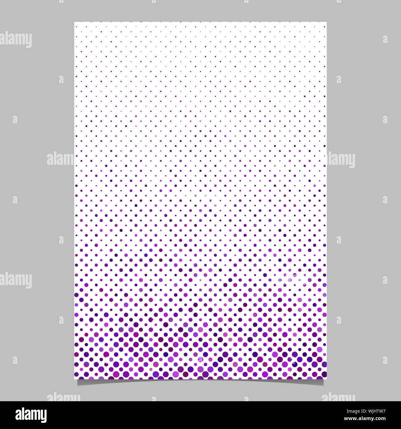 Purple abstract circle pattern brochure background - vector stationery ...