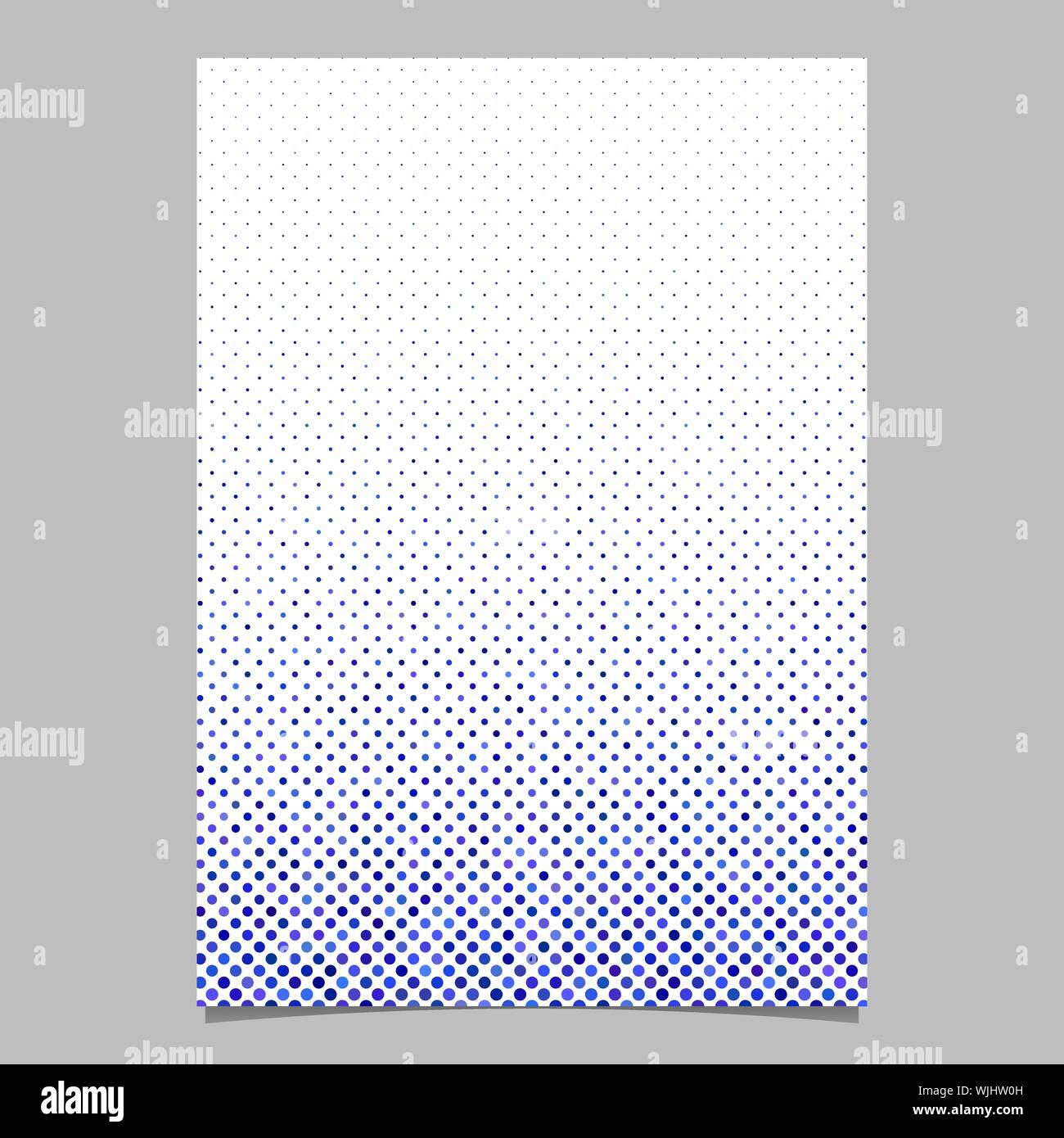Abstract repeating circle pattern brochure template background - vector ...