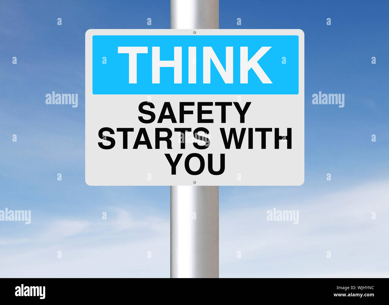 Safety Starts With You Stock Photo