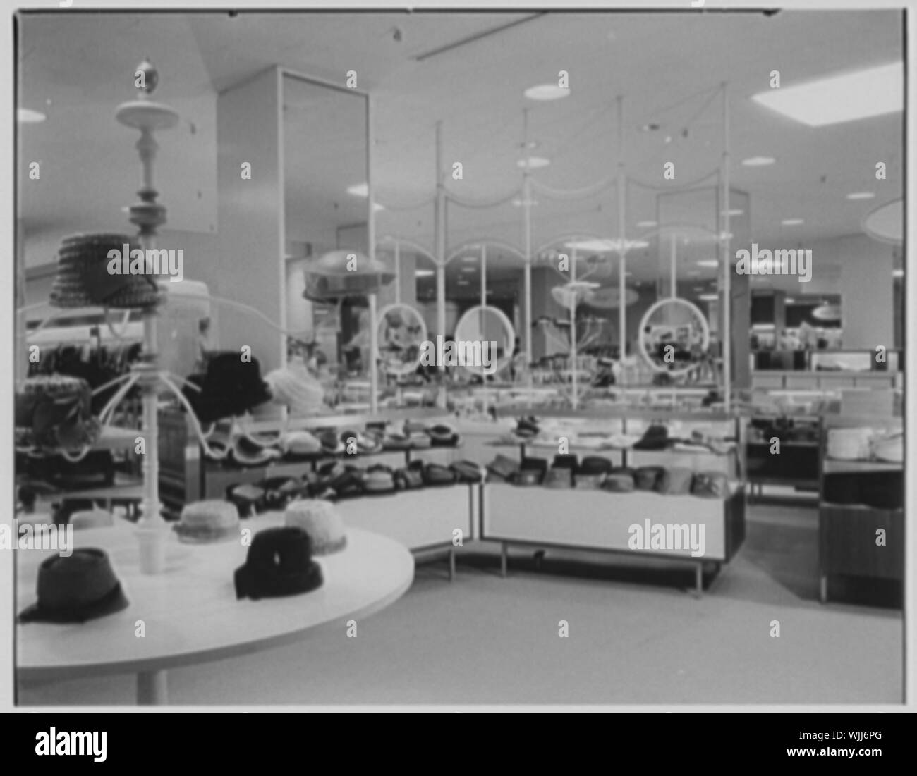 Retail shop department store Black and White Stock Photos & Images - Alamy