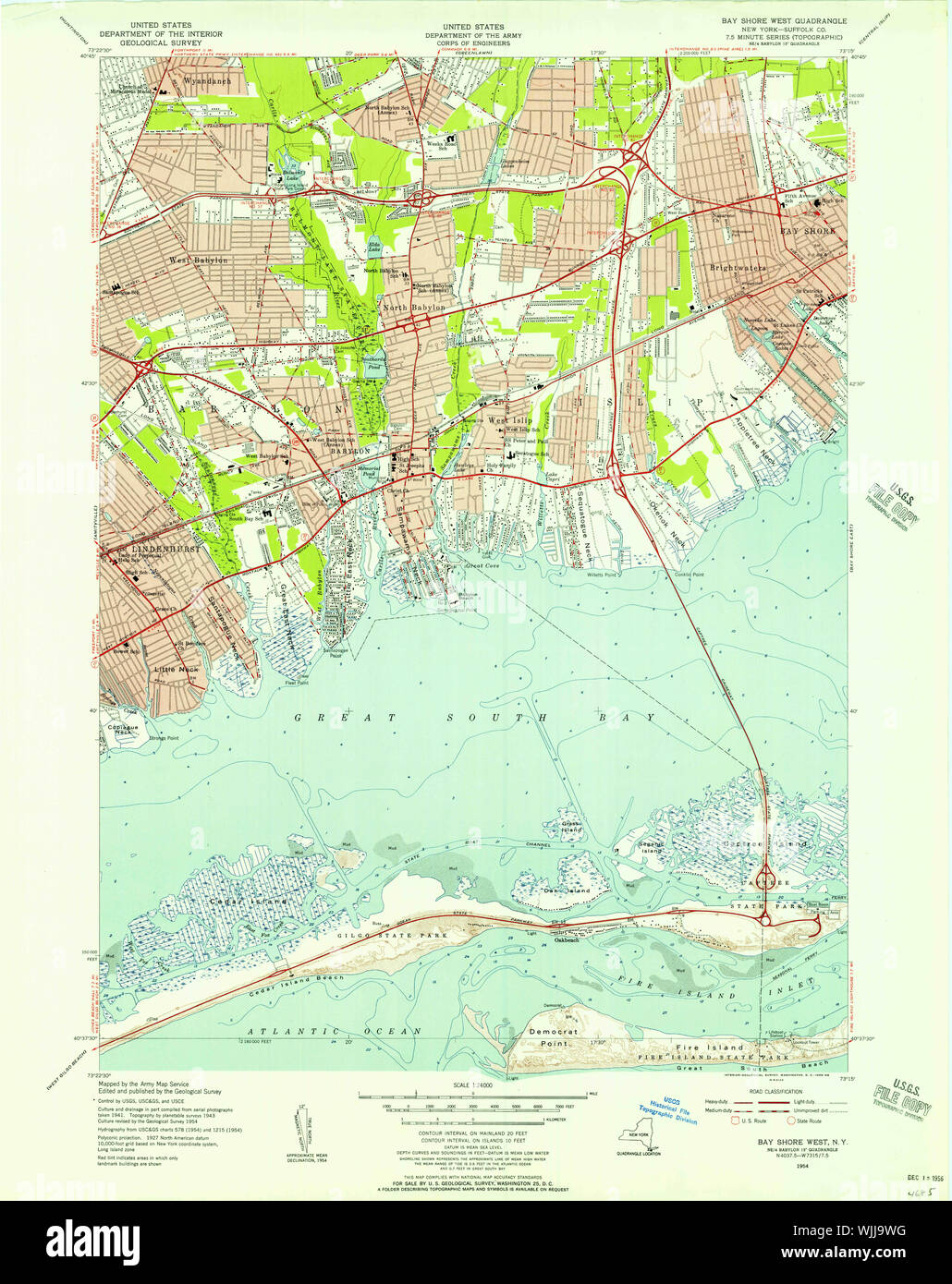 Map of bay shore new york hires stock photography and images Alamy