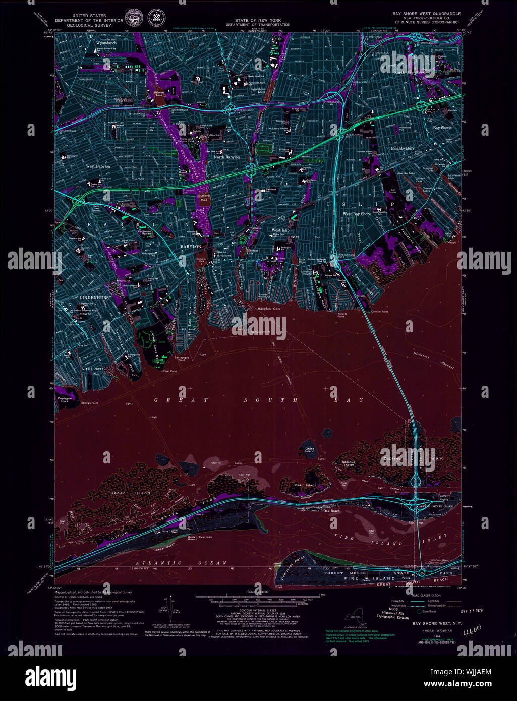 Map of bay shore new york hires stock photography and images Alamy