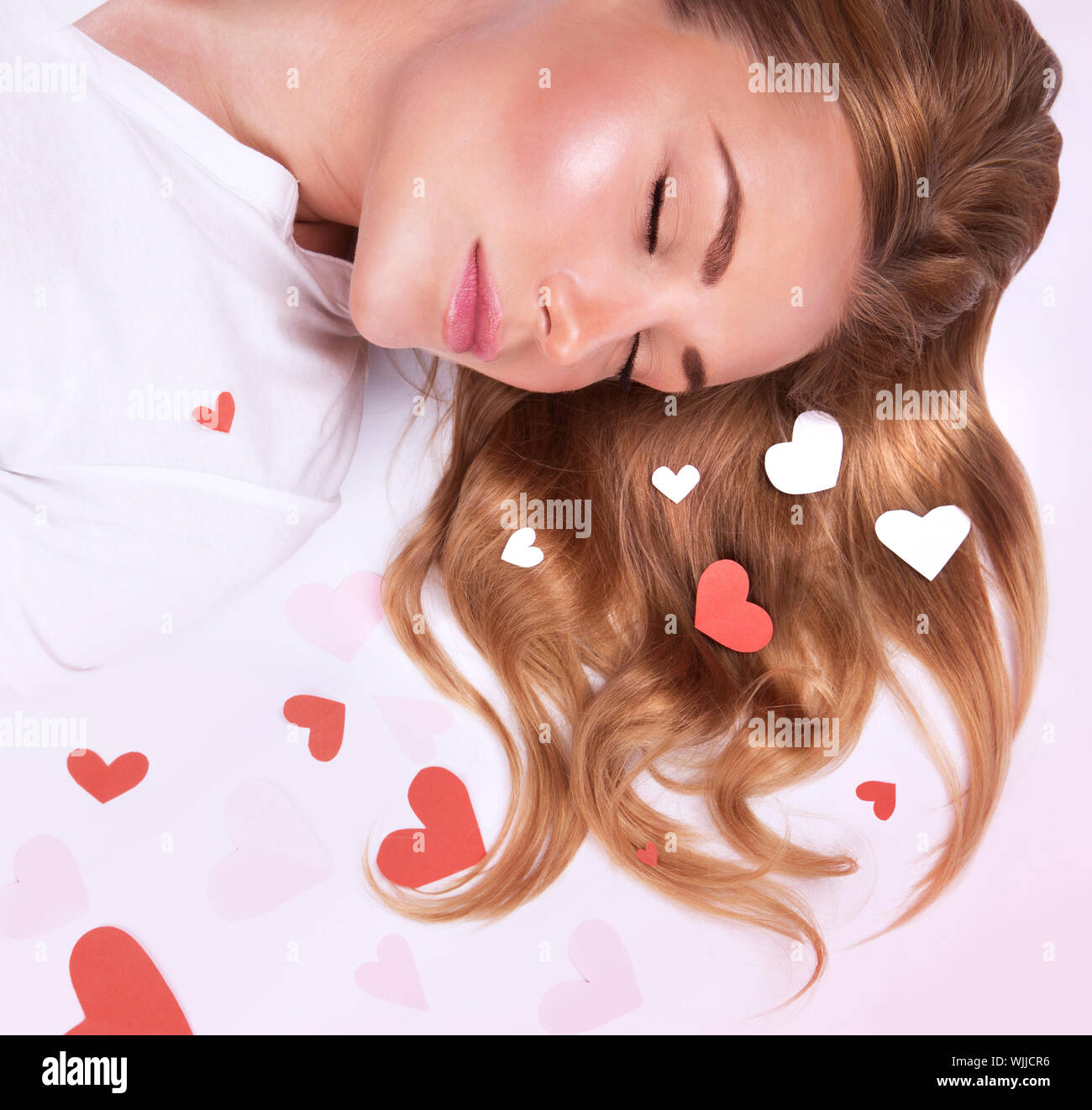 Romantic fashion model Stock Photo - Alamy
