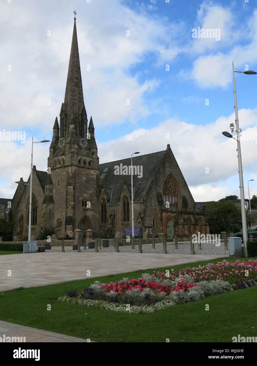 A view of Colquhoun Square in the centre of Helensburgh, looking
