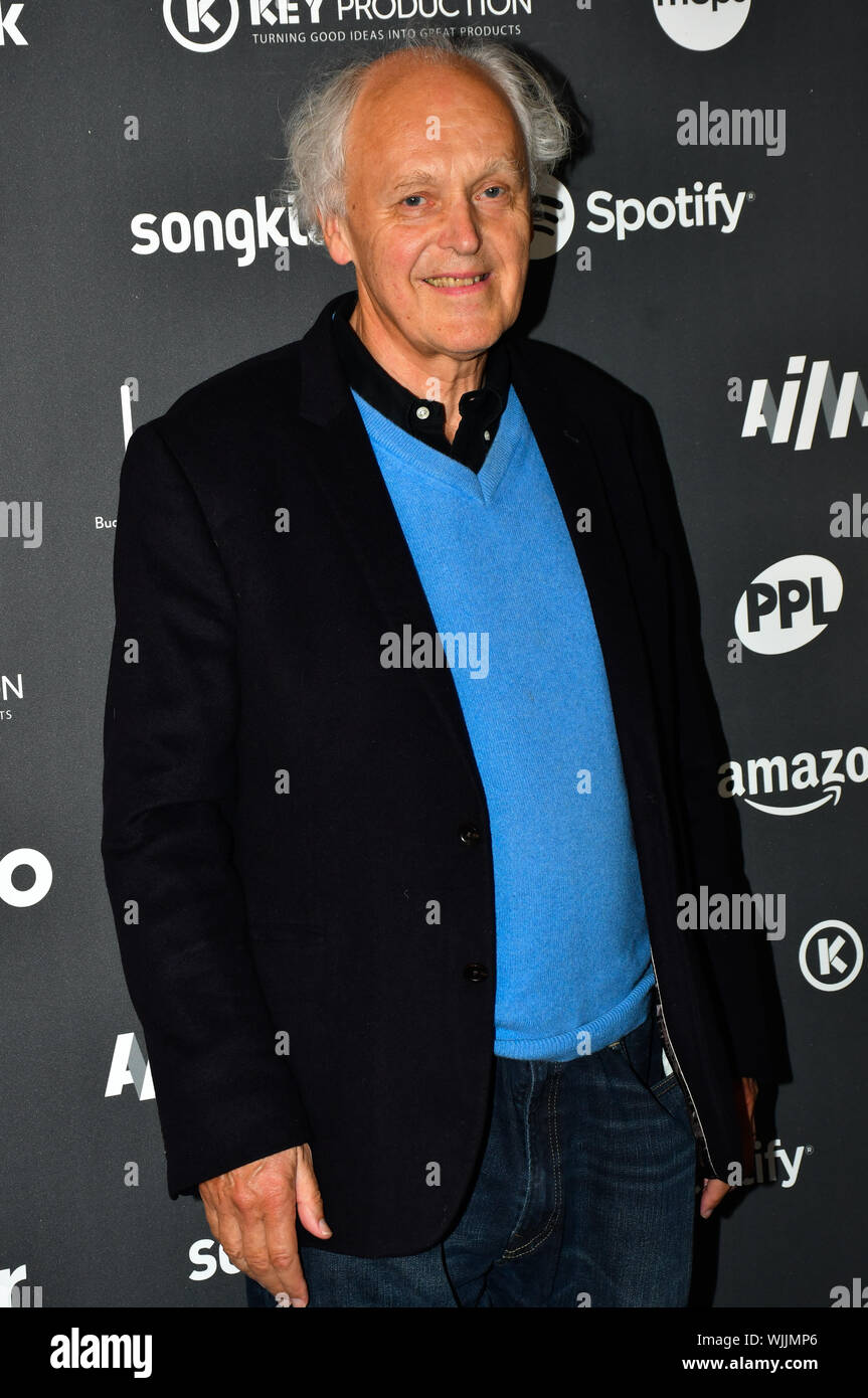 Ray Davies arrives at the AIM Independent Music Awards at the Roundhouse on 3 September 2019, Camden Town, London, UK. Stock Photo