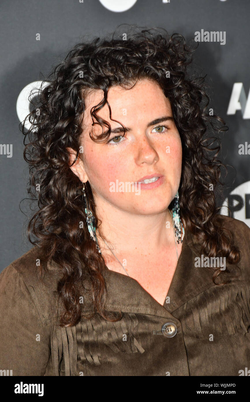 Georgia arrives at the AIM Independent Music Awards at the Roundhouse on 3 September 2019, Camden Town, London, UK. Stock Photo