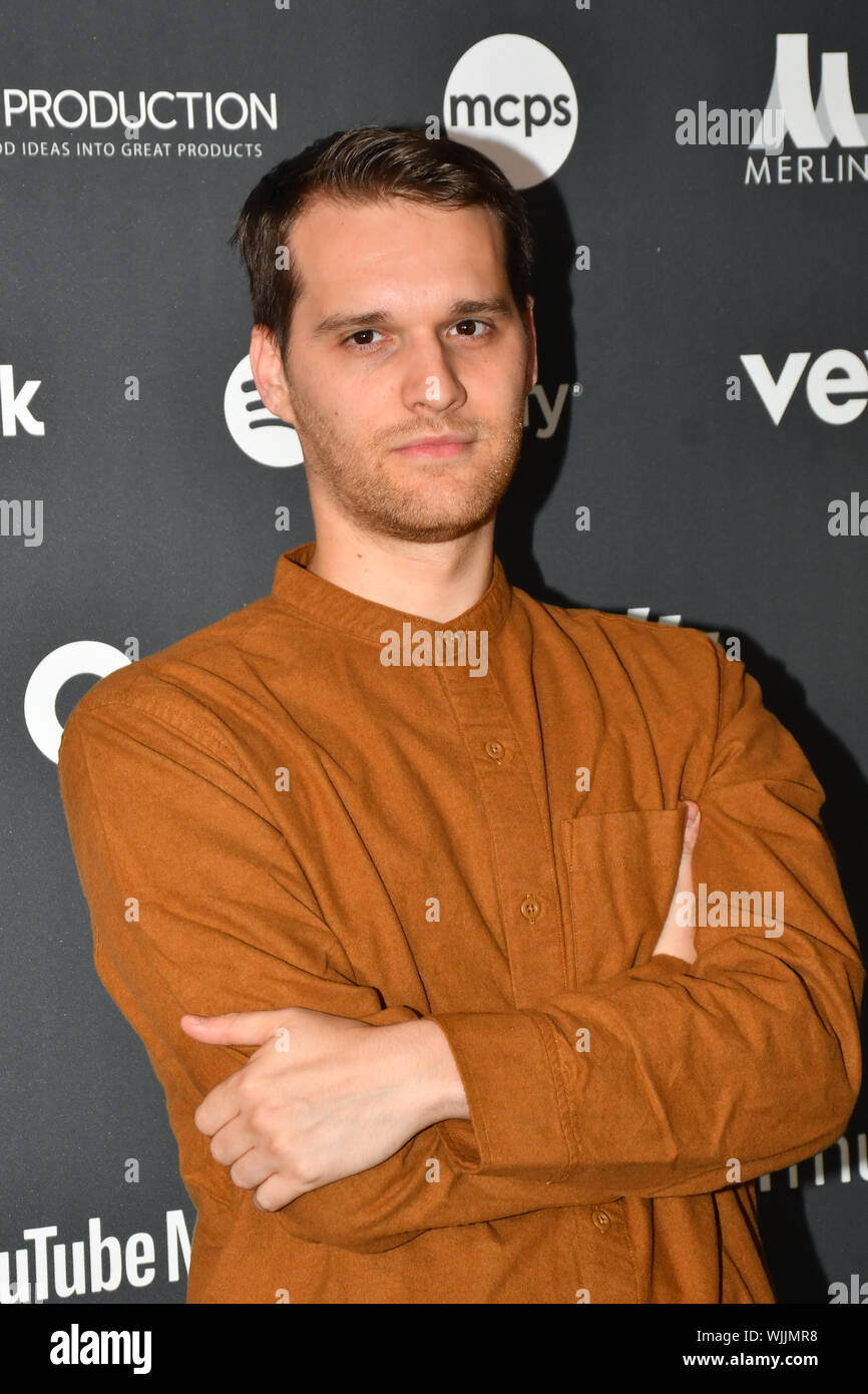 Arrivers at AIM Independent Music Awards at the Roundhouse on 3 September 2019, Camden Town, London, UK. Stock Photo