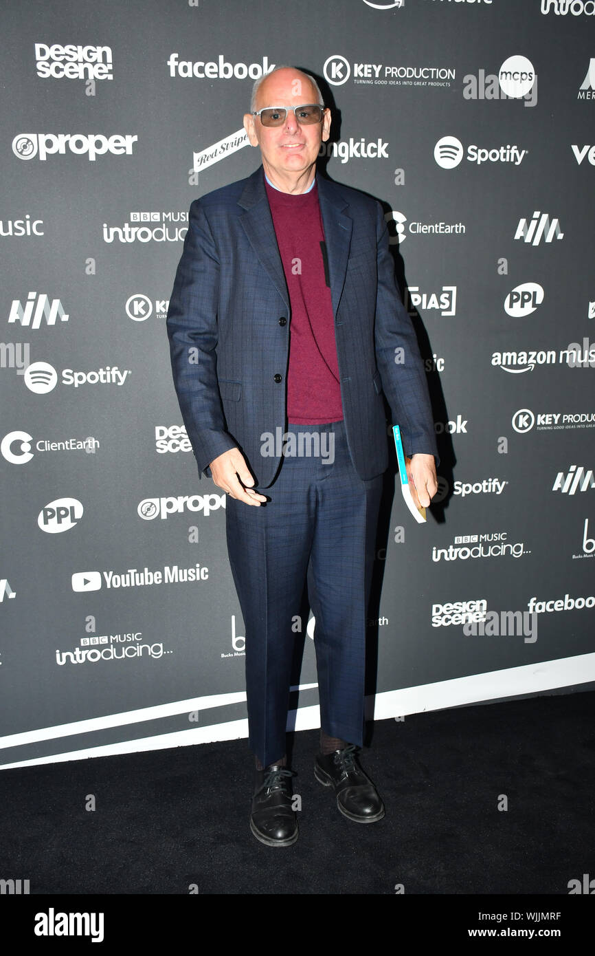 Arrivers at AIM Independent Music Awards at the Roundhouse on 3 September 2019, Camden Town, London, UK. Stock Photo
