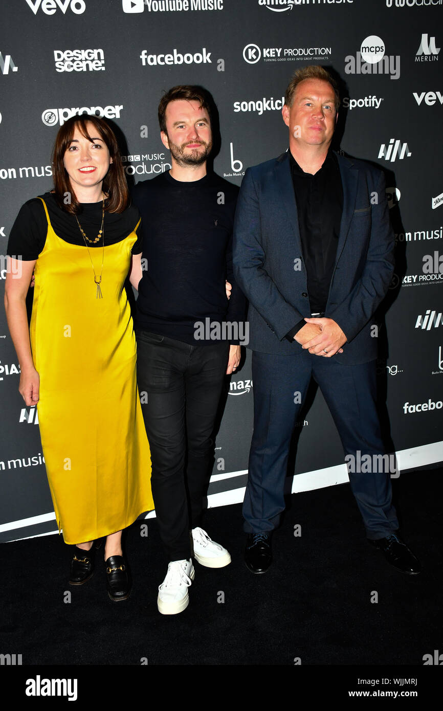 Arrivers at AIM Independent Music Awards at the Roundhouse on 3 September 2019, Camden Town, London, UK. Stock Photo