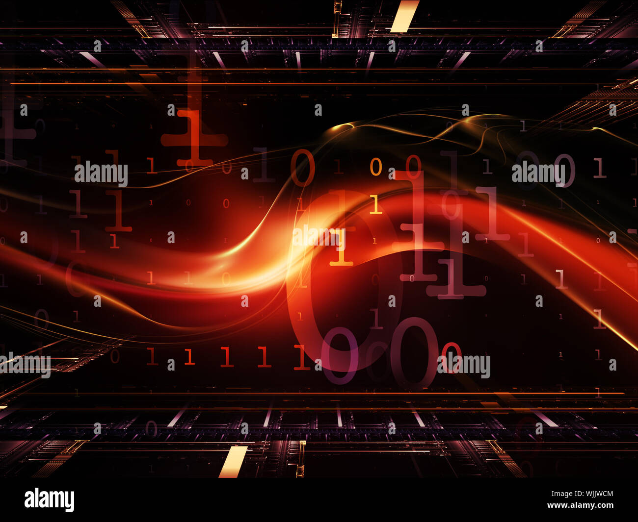 Fractal Realms series. Creative arrangement of fractal elements, grids ...