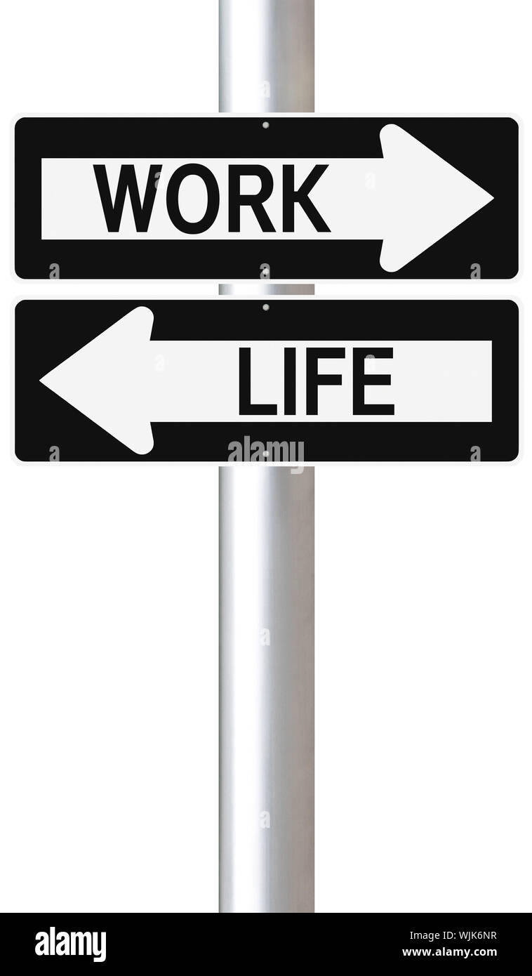 Work and Life Balance Stock Photo