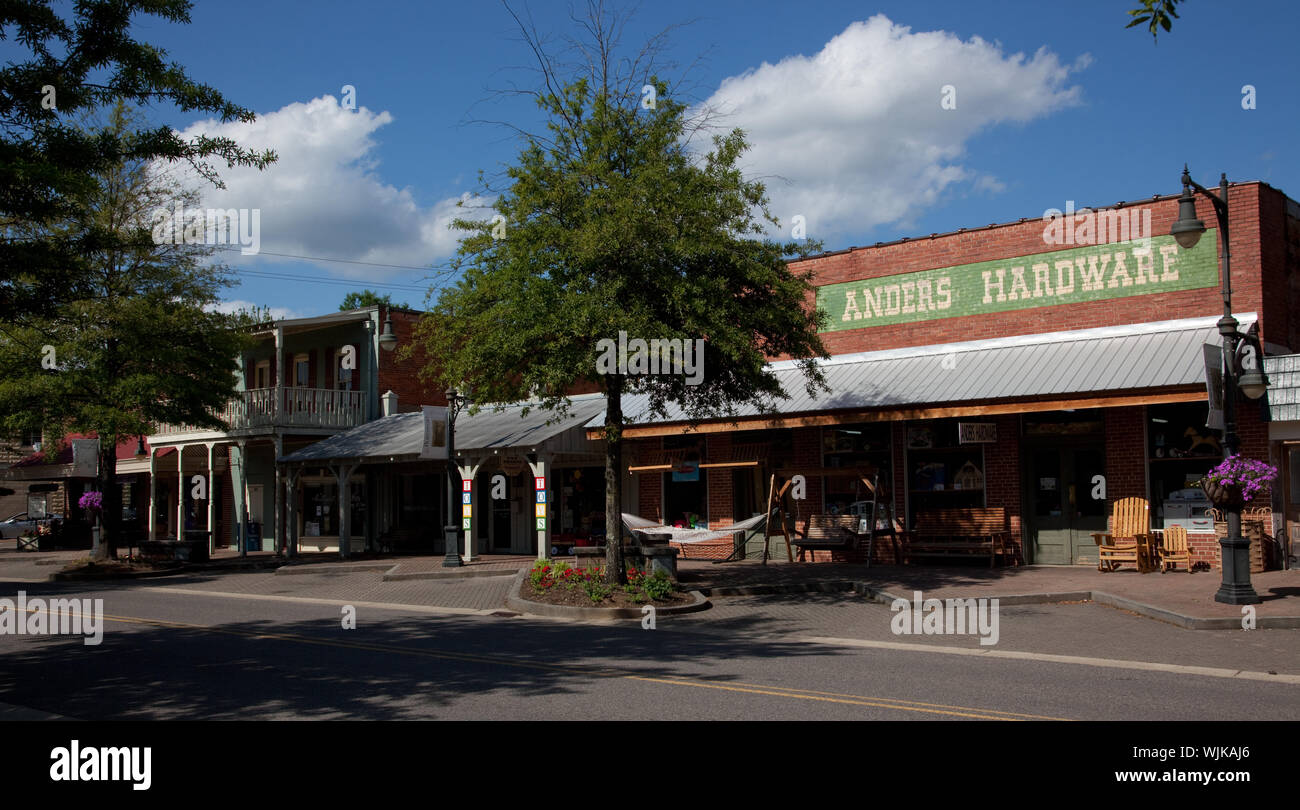 Historic Northport area of Tuscaloosa, Alabama Stock Photo