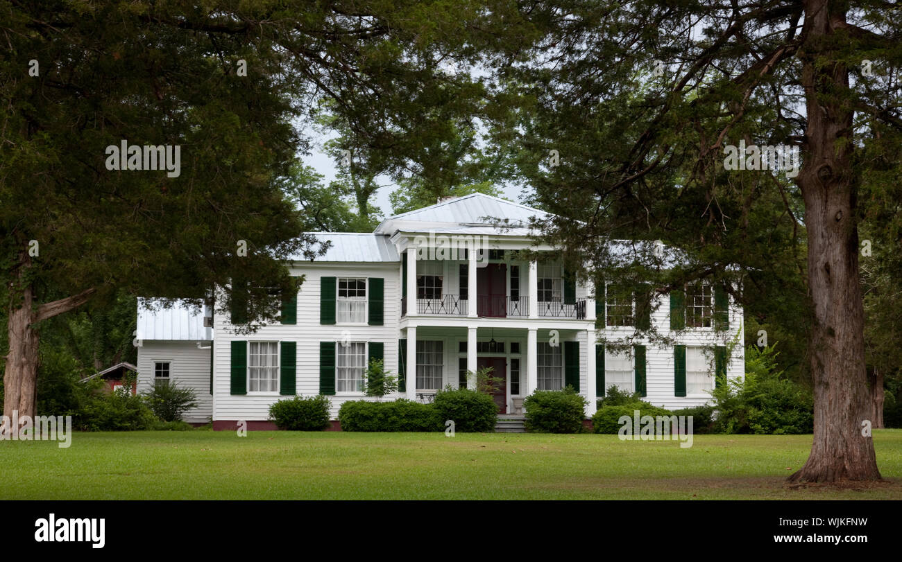 Historic buildings in Camden, Alabama Stock Photo Alamy