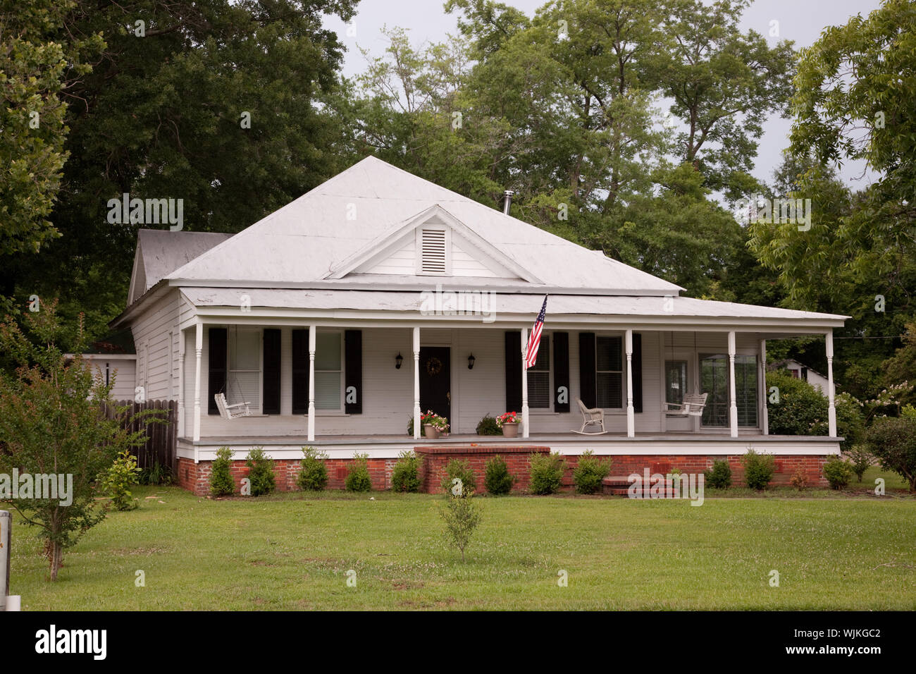 Historic buildings in Camden, Alabama Stock Photo Alamy