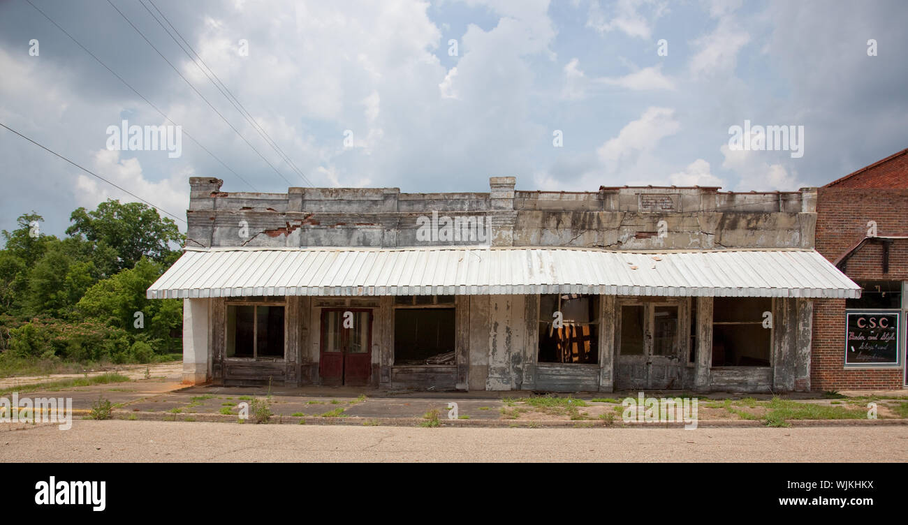 Historic buildings in Fort Deposit, Alabama Stock Photo Alamy