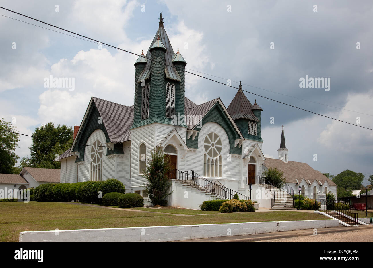 Historic buildings in Fort Deposit, Alabama Stock Photo Alamy