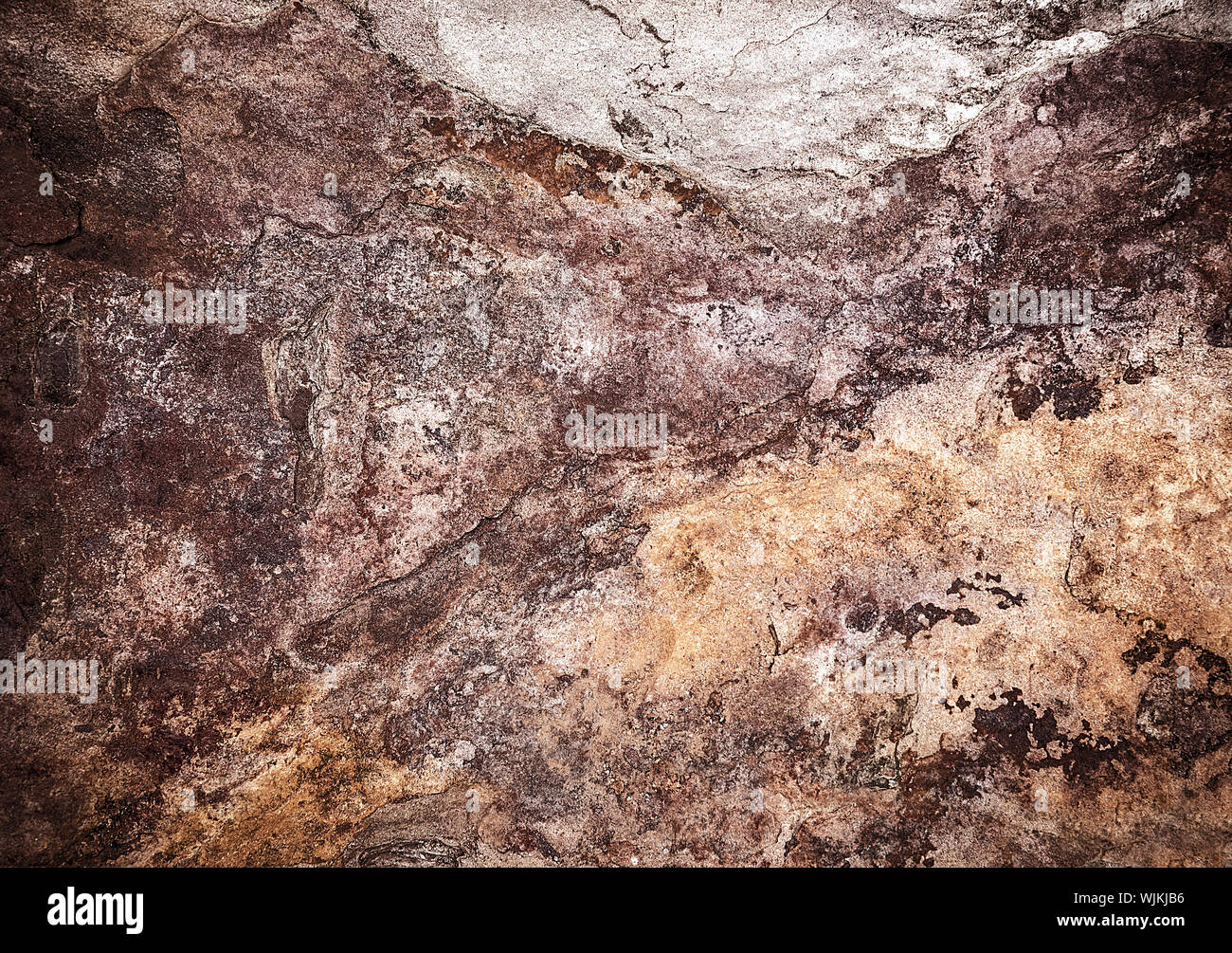 Abstract tile background, grunge brown stone texture, weathered granite