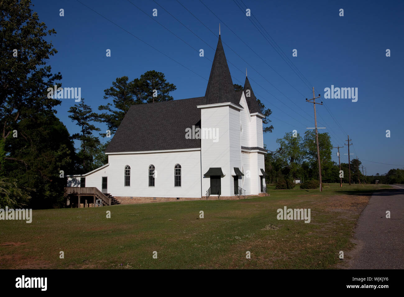 Historic buildings in Perdue Hill, Alabama Stock Photo Alamy