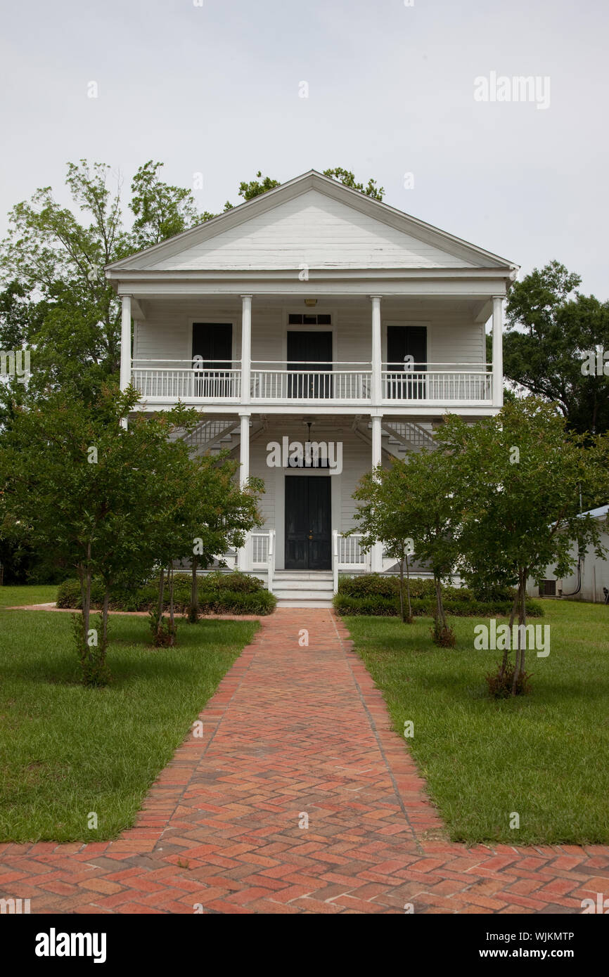 Historic buildings in the town of St. Stephens, Alabama Stock Photo Alamy