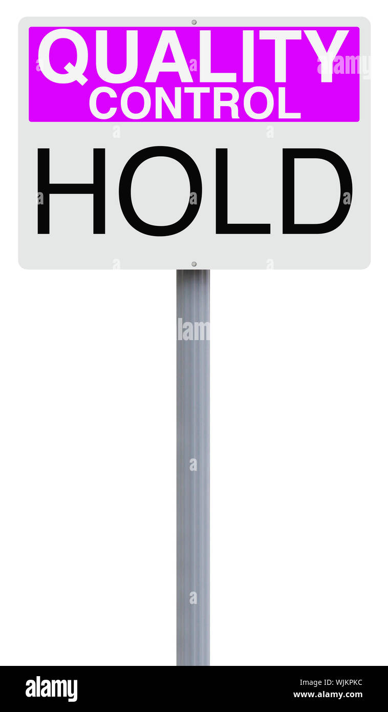 Hold Sign Stock Photo