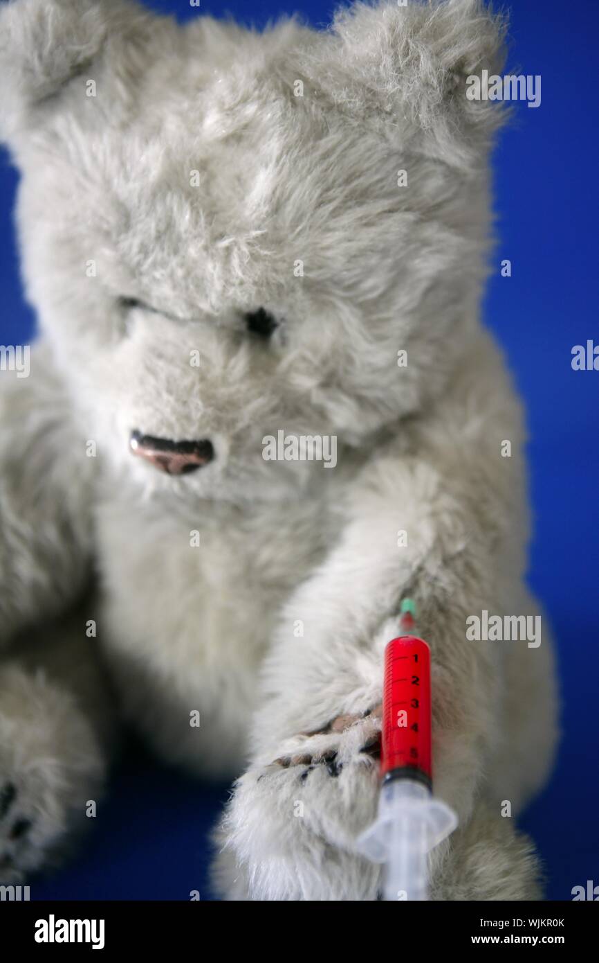 bloody teddy bear