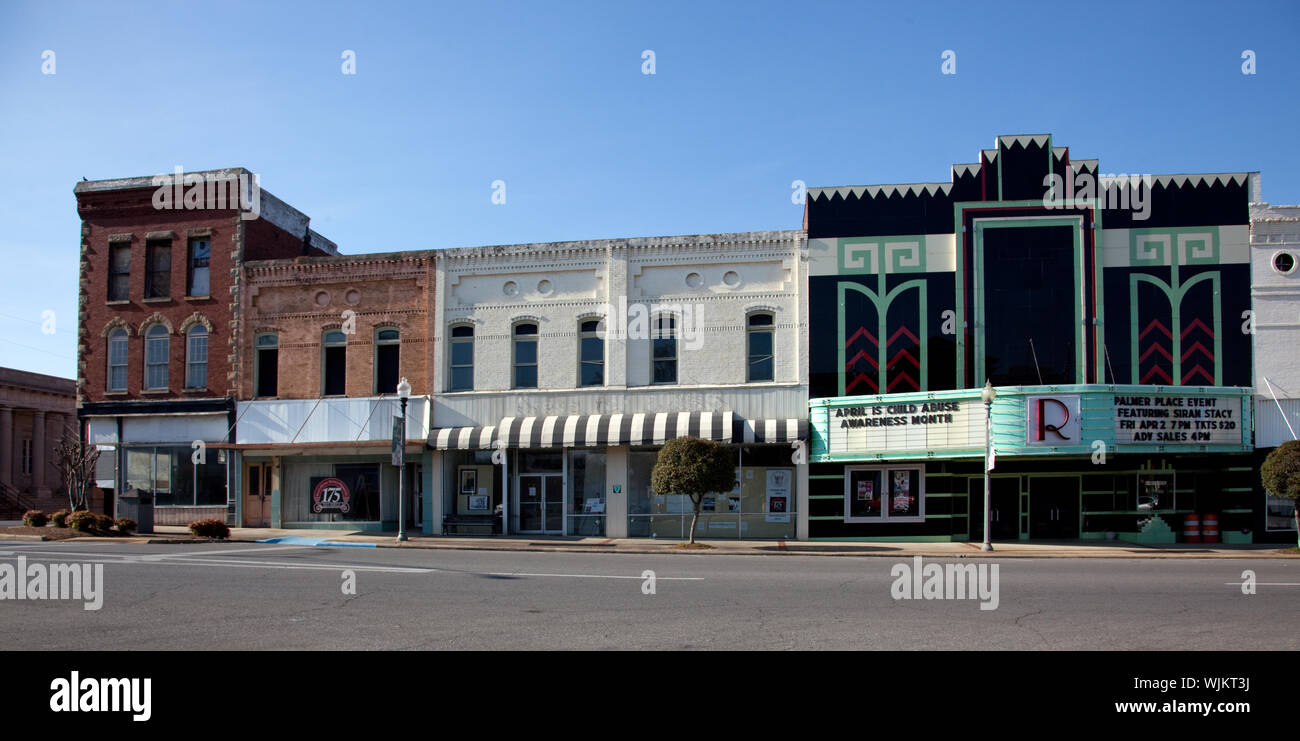 Historic downtown Talladega, Alabama Stock Photo Alamy
