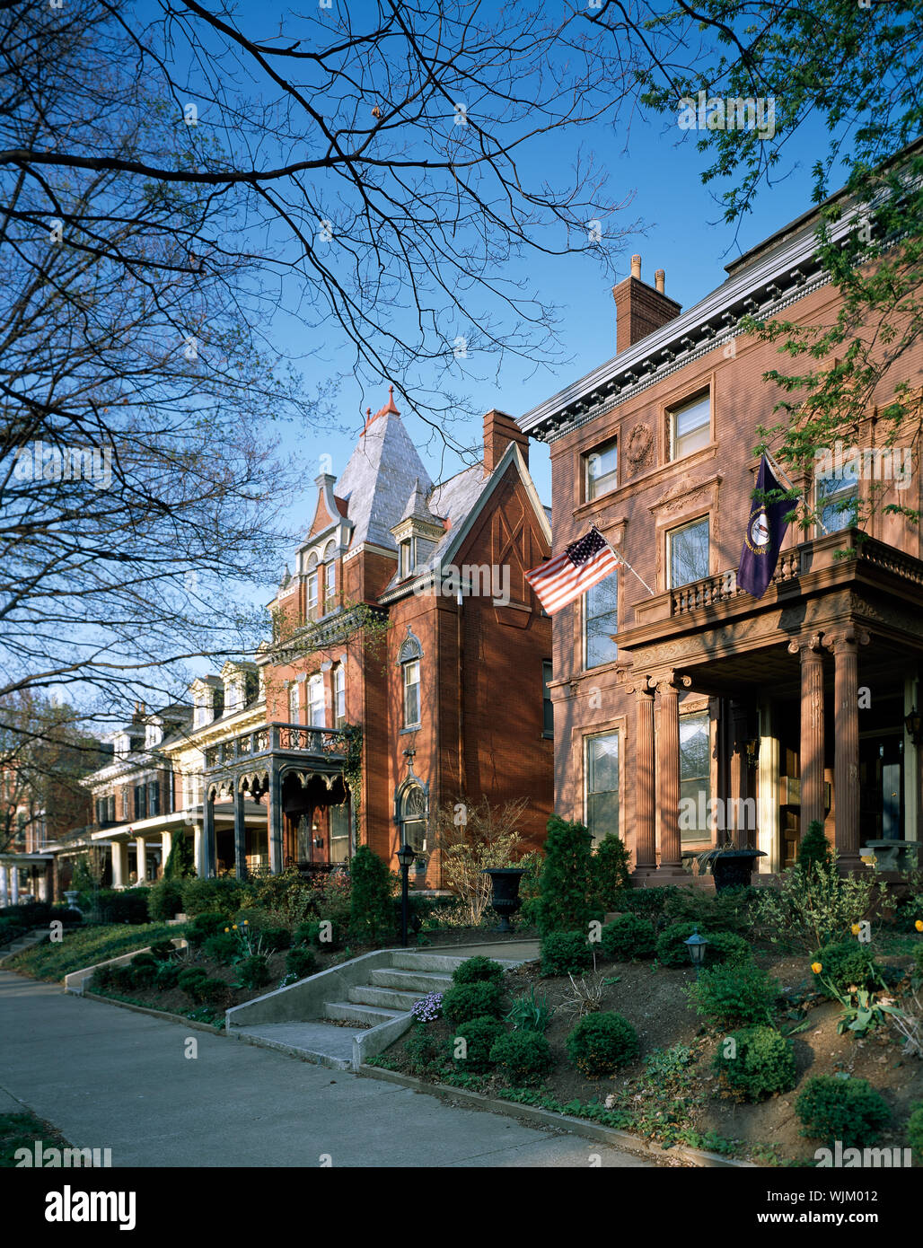 Historic neighborhood in Louisville, Kentucky Stock Photo Alamy