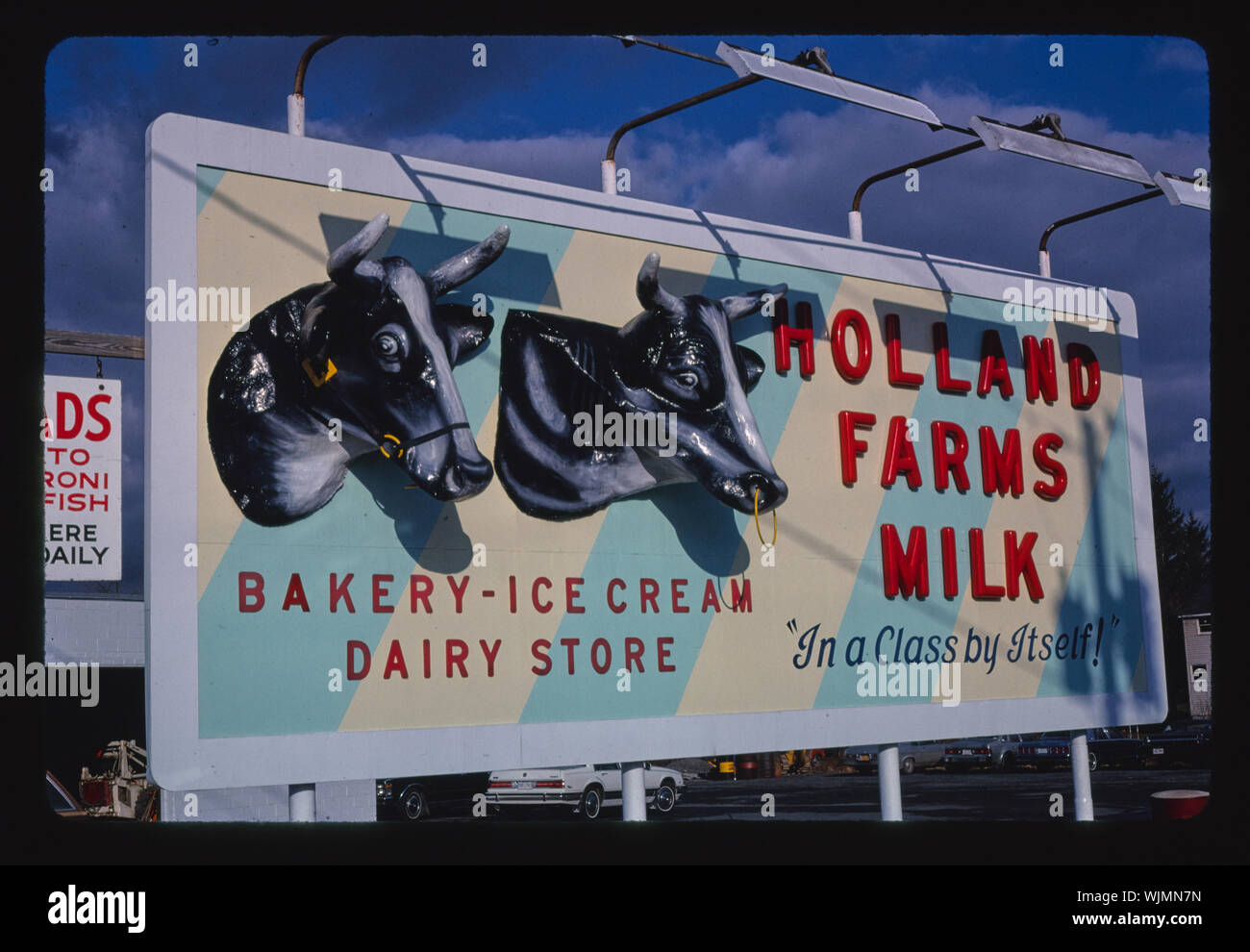 Holland Farms Dairy sign, Yorkville, New York Stock Photo Alamy