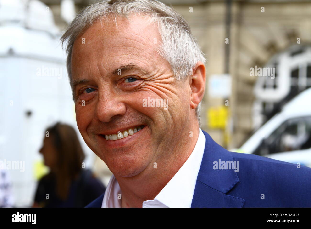 JOHN MANN LABOUR PARTY MP FOR BASSETLAW PICTURED AT COLLEGE GREEN , WESTMINSTER ON 3RD SEPTEMBER 2019. BRITISH POLITICIANS. LABOUR MPS. POLITICS. OPPOSTION PARTY. RUSSELL MOORE PORTFOLIO PAGE. Stock Photo