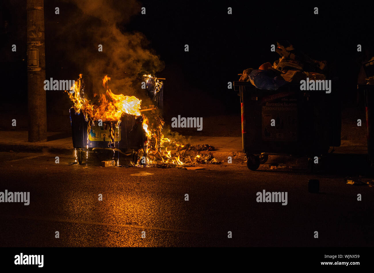 Burn bin hi-res stock photography and images - Alamy