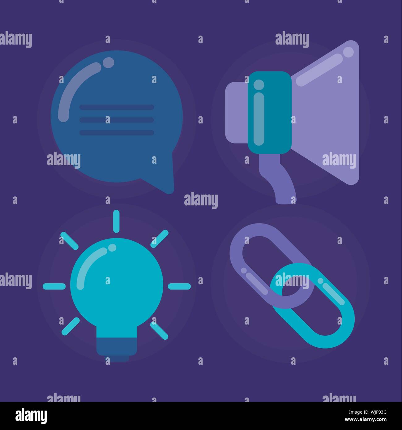 set icons of social media vector illustration design Stock Vector Image ...