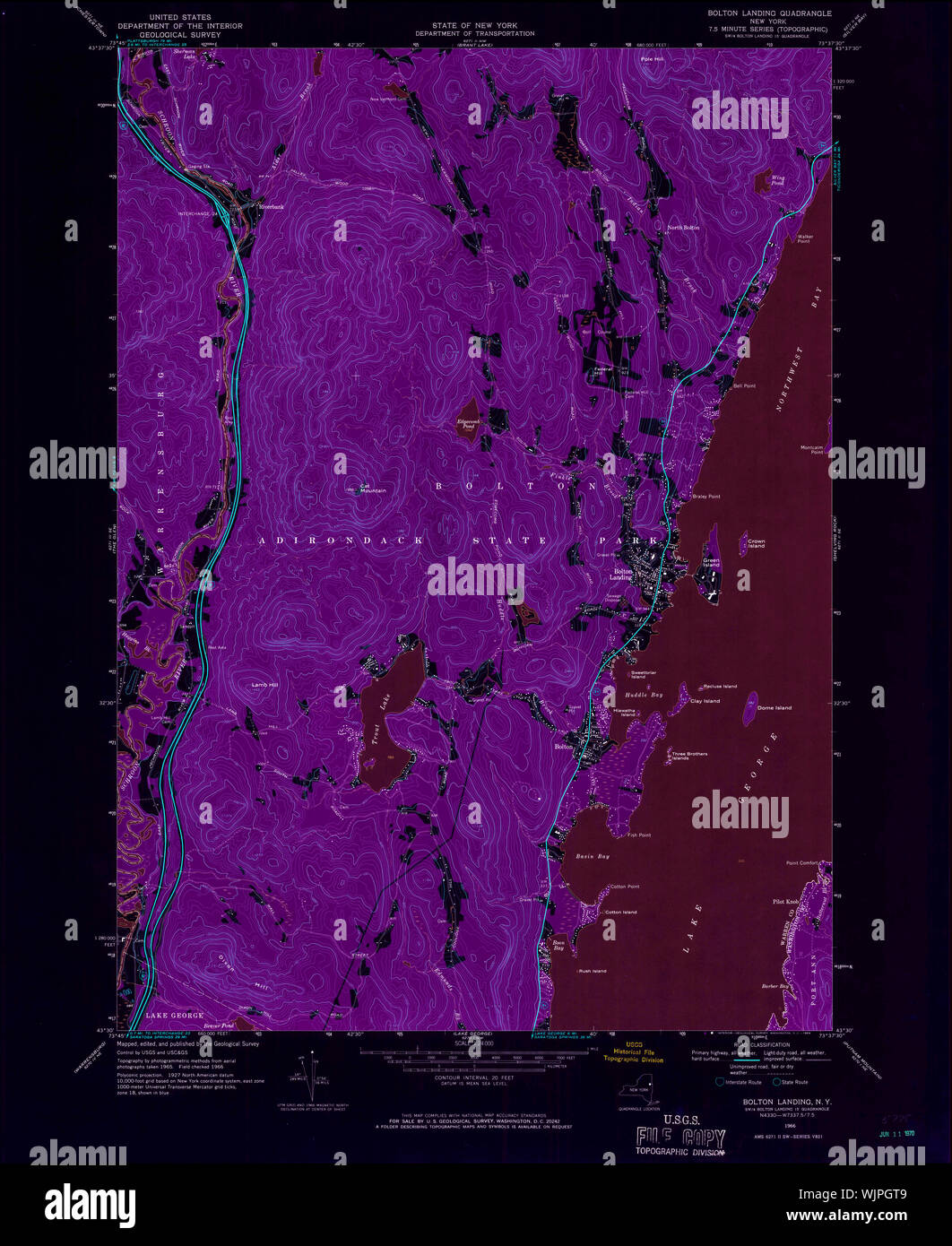 Map of bolton landing hires stock photography and images Alamy