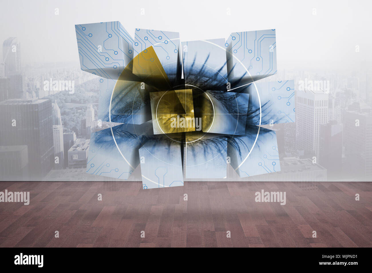 Eye on abstract screen hi-res stock photography and images - Alamy