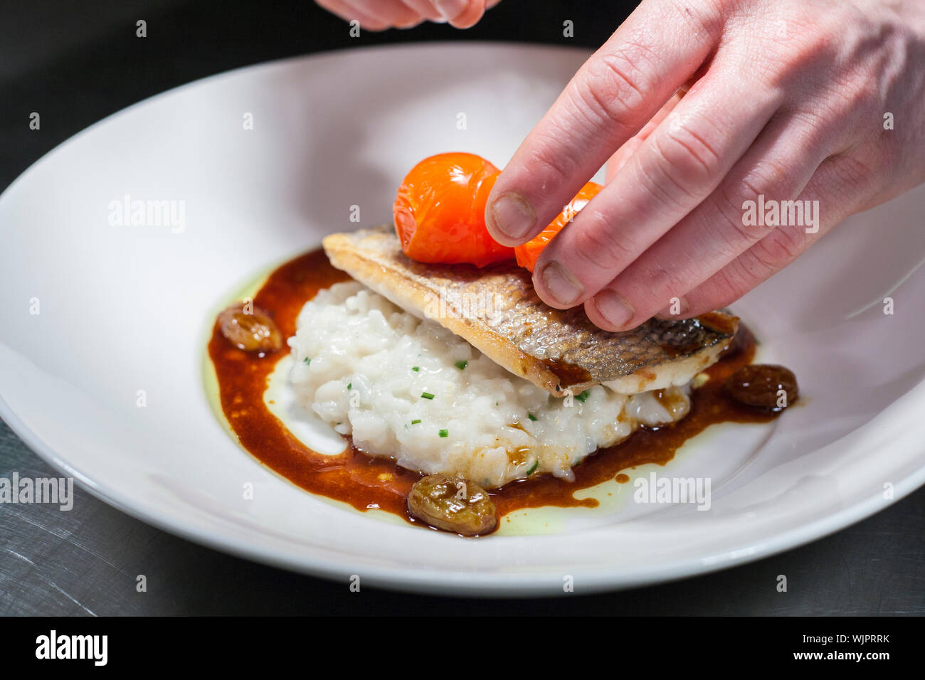 Food, in service, in restaurant or pub Stock Photo