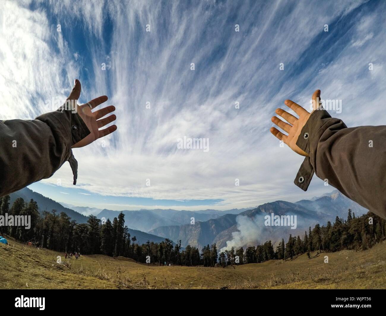 Hands Reaching To Sky High Resolution Stock Photography and Images - Alamy