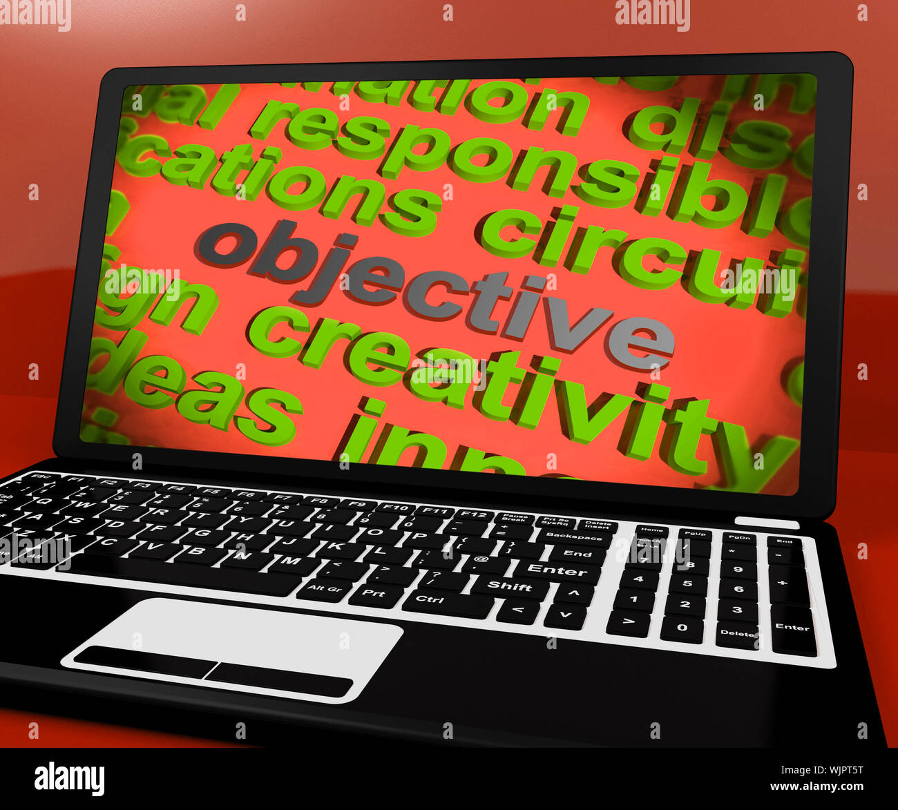 Objective Screen Meaning Purpose Goal And Target Stock Photo Alamy