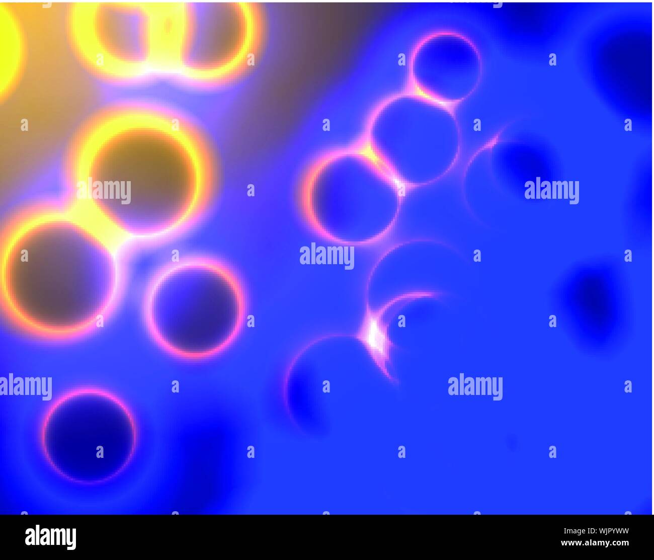 Abstract full of glitch circular bubble background for design. Vector Eps10 illustration Stock Vector