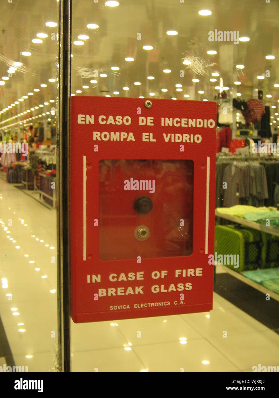 Traki store, inside view, Venezuelan retail company Stock Photo