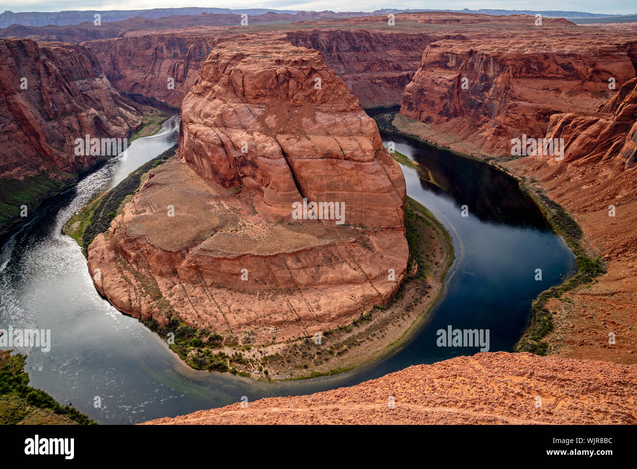 Balancing Rocks, Horseshoe Bend and Glen Canyon Dam Stock Photo Alamy